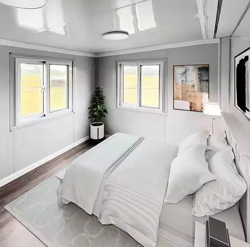 Customized Luxury Prefabricated Houses Modern Durable Quality Expandable Container House 40Ft 60M2 Modular Prefab House