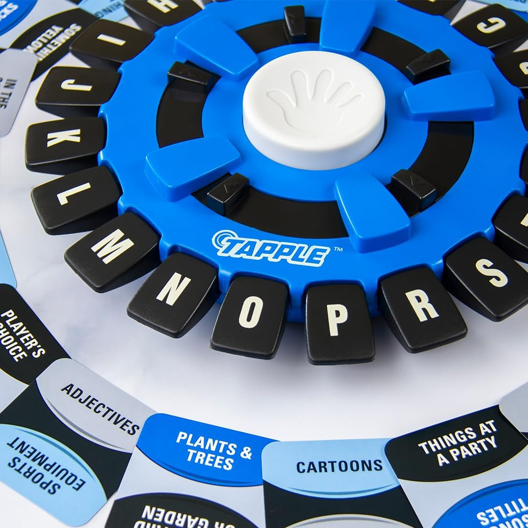the Original TAPPLE, the Fast-Paced Family Board Game,Choose a Category & Race against the Timer to Be the Last Player,Learning Word Game for Ages 8 & Up, 2-8 Players, 15-20 Minute Play Time