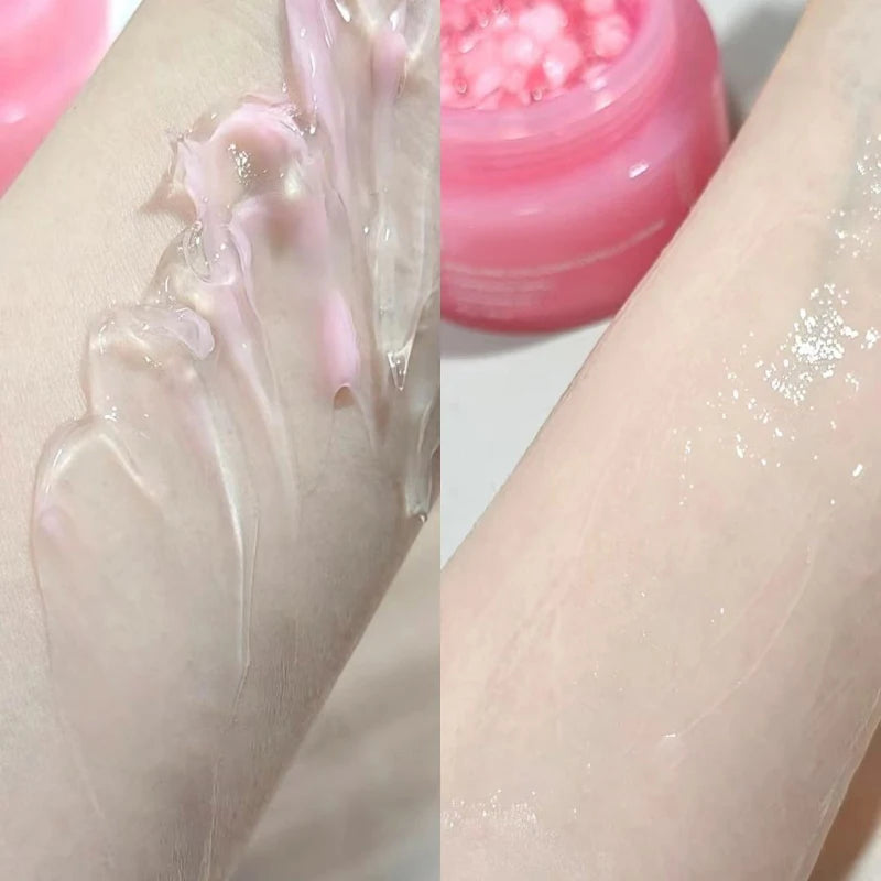 Pink Collagen PDRN Capsule Cream with Niacinamide Cream for Uneven Skin Tone Lightweight Face Moisturizer Non Greasy Care