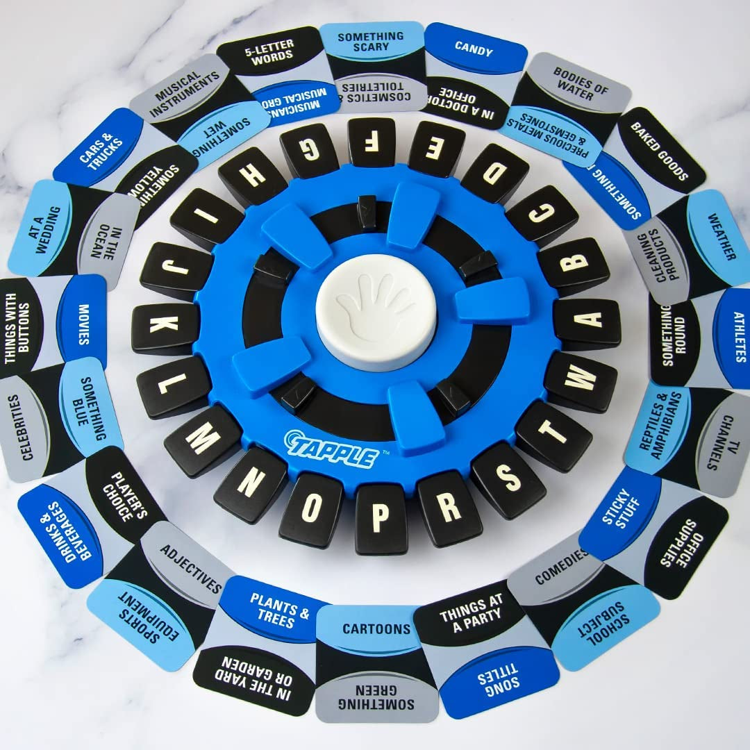 the Original TAPPLE, the Fast-Paced Family Board Game,Choose a Category & Race against the Timer to Be the Last Player,Learning Word Game for Ages 8 & Up, 2-8 Players, 15-20 Minute Play Time
