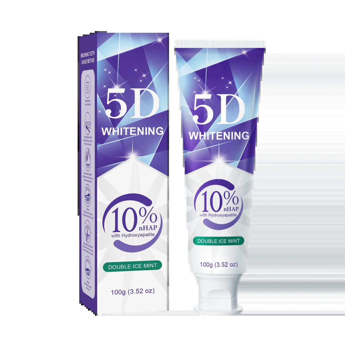 Nano Hydroxyapatite Toothpaste Remover Coffee Tea Stain Improve Bad Breath Prevent Caries Teeth Whitening Toothpaste Products