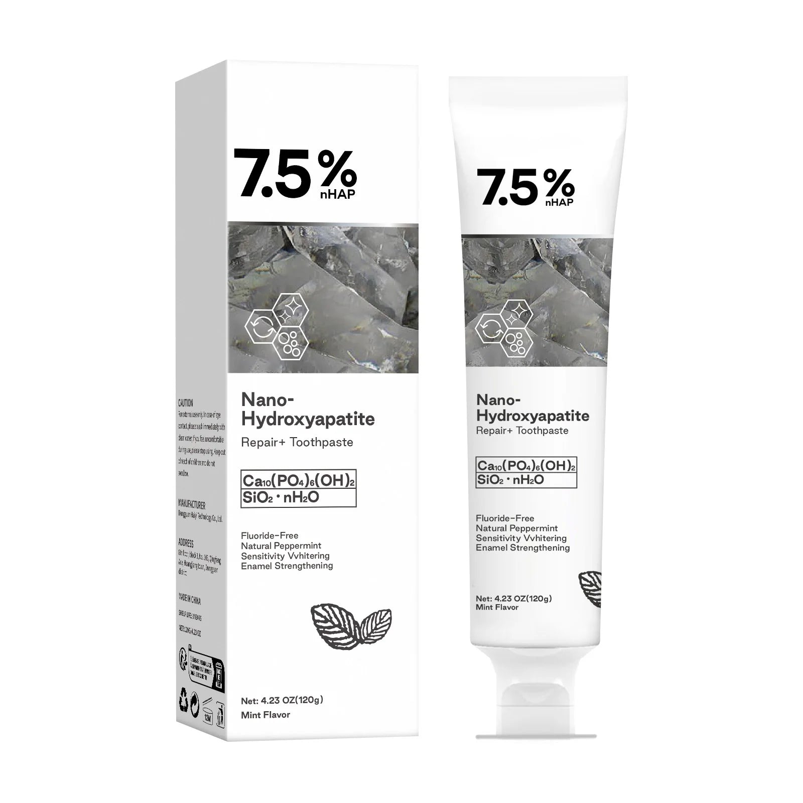 Nano Hydroxyapatite Toothpaste Remover Coffee Tea Stain Improve Bad Breath Prevent Caries Teeth Whitening Toothpaste Products