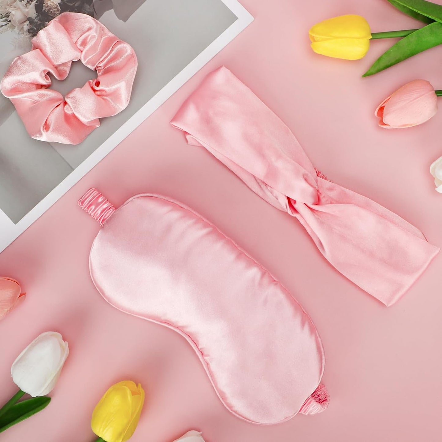 Birthday and Get Well Gifts for Women - Relaxing Spa Care Package with Luxury Flannel Blanket, Light-Up Rose Flower - Unique Self Care Gift Basket for Mom, Wife, Friends