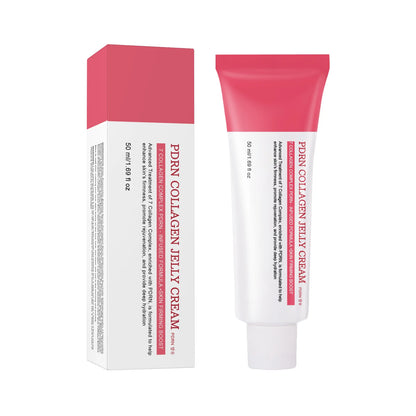 PDRN Collagen Jelly Cream with Hyaluronic Acid Anti-Wrinkle Firming Moisturizing Plumping Even Skin Tone Facial Skin Care