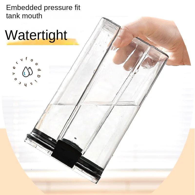 Sealed Jars Kitchen Grain Storage Organizer Large Tank Plastic Moisture-Proof Storage Box Household Seasoning Jars Set