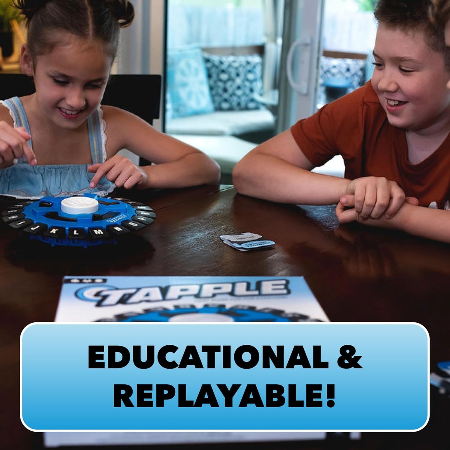 the Original TAPPLE, the Fast-Paced Family Board Game,Choose a Category & Race against the Timer to Be the Last Player,Learning Word Game for Ages 8 & Up, 2-8 Players, 15-20 Minute Play Time