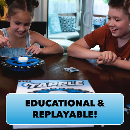 the Original TAPPLE, the Fast-Paced Family Board Game,Choose a Category & Race against the Timer to Be the Last Player,Learning Word Game for Ages 8 & Up, 2-8 Players, 15-20 Minute Play Time