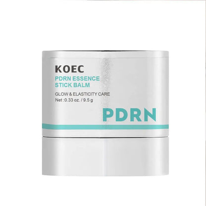 KOEC Portable PDRN Essence Stick Balm Collagen Niacinamide Glycerin, Moisturizing Glowing Firming Anti-Wrinkle Elasticity Boost