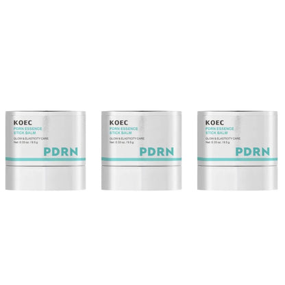 KOEC Portable PDRN Essence Stick Balm Collagen Niacinamide Glycerin, Moisturizing Glowing Firming Anti-Wrinkle Elasticity Boost