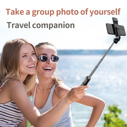 New Tripod for Smartphone Camera, Stand with Bluetooth Shutter and Light, Wireless Selfie Stick Brackets with Phone Holde