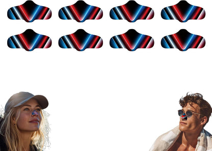 Nose Sun Protection Strips – 4PCS Breathable Cotton | Invisible Nose Bandage for Outdoor Sports