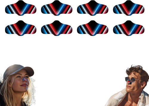 Nose Sun Protection Strips – 4PCS Breathable Cotton | Invisible Nose Bandage for Outdoor Sports