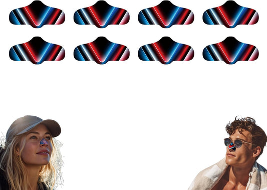 Nose Sun Protection Strips – 4PCS Breathable Cotton | Invisible Nose Bandage for Outdoor Sports