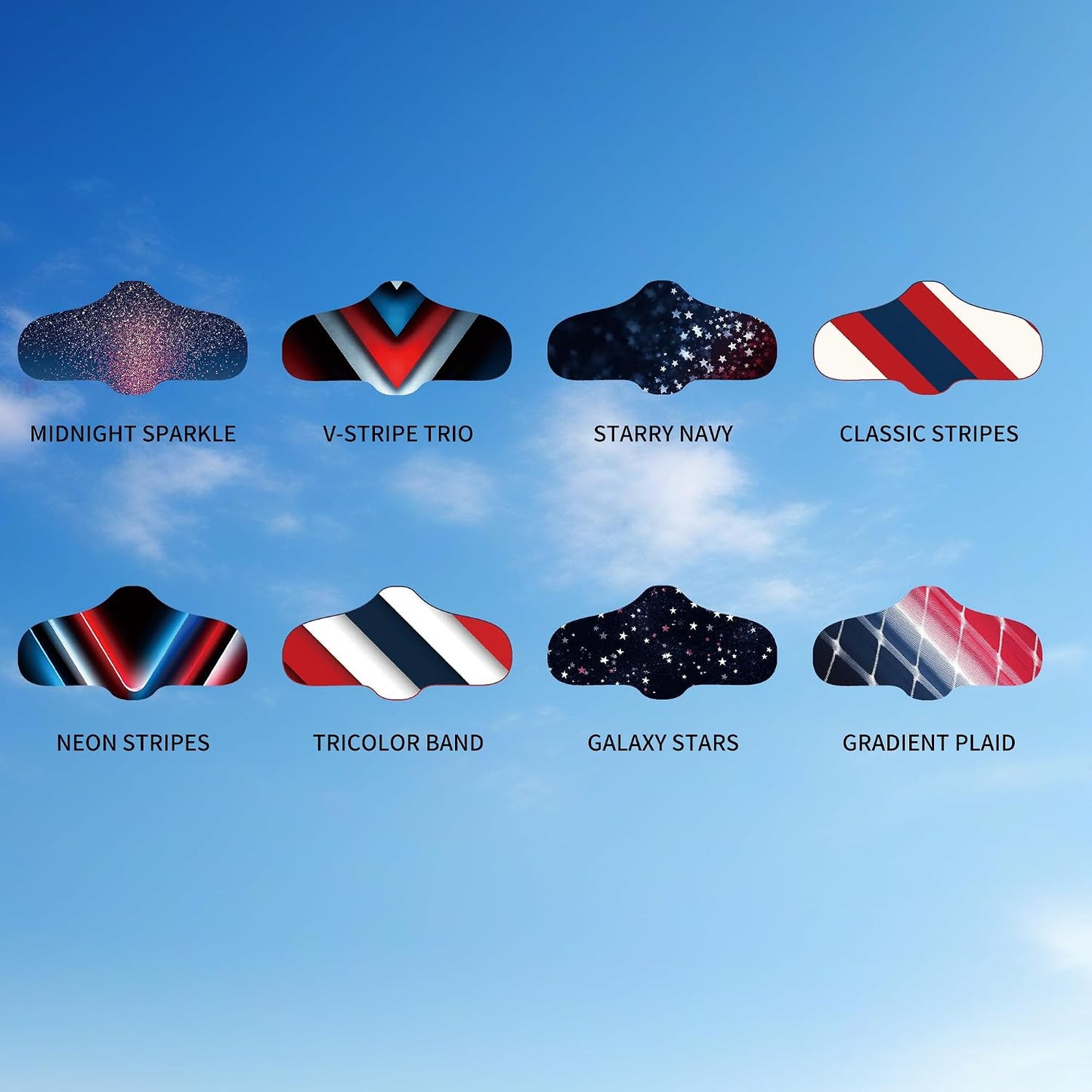 Nose Sun Protection Strips – 4PCS Breathable Cotton | Invisible Nose Bandage for Outdoor Sports