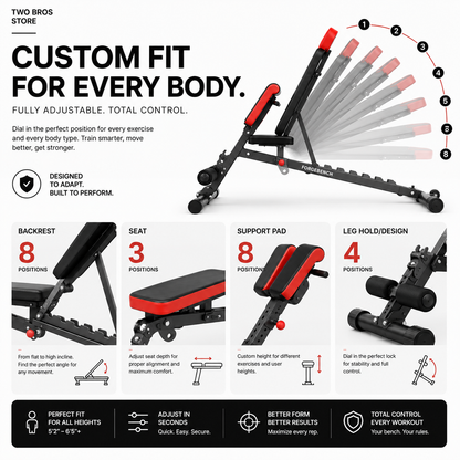 FlexBench™ Pro 1000 / Home Gym Premium 6-in-1