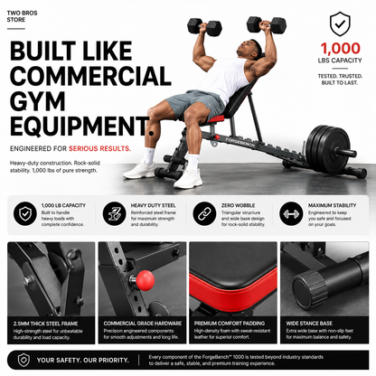 FlexBench™ Pro 1000 / Home Gym Premium 6-in-1