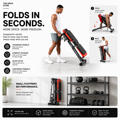 FlexBench™ Pro 1000 / Home Gym Premium 6-in-1