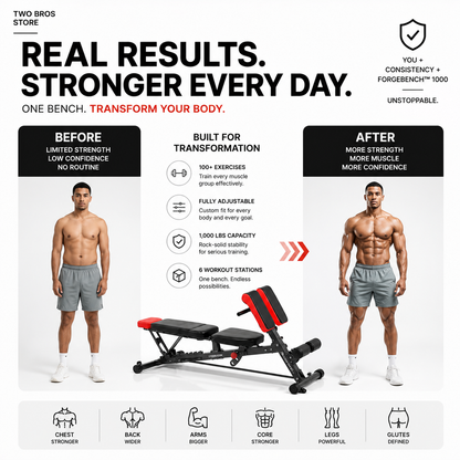FlexBench™ Pro 1000 / Home Gym Premium 6-in-1