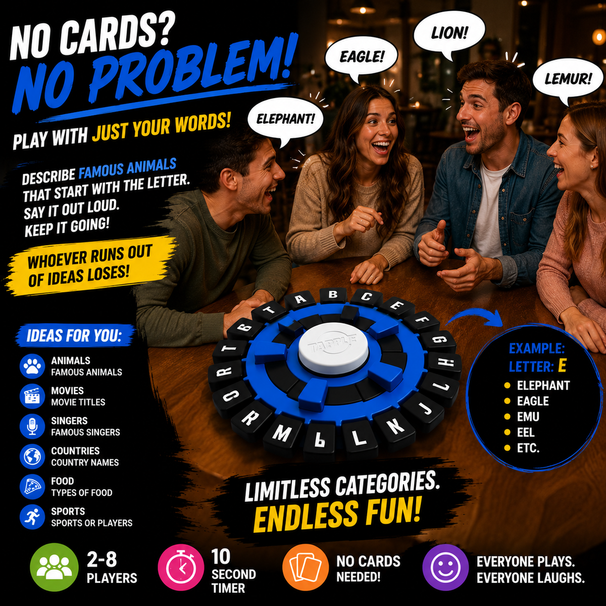 THE ONLY BOARD GAME YOU'LL EVER NEED / TAPPLE!