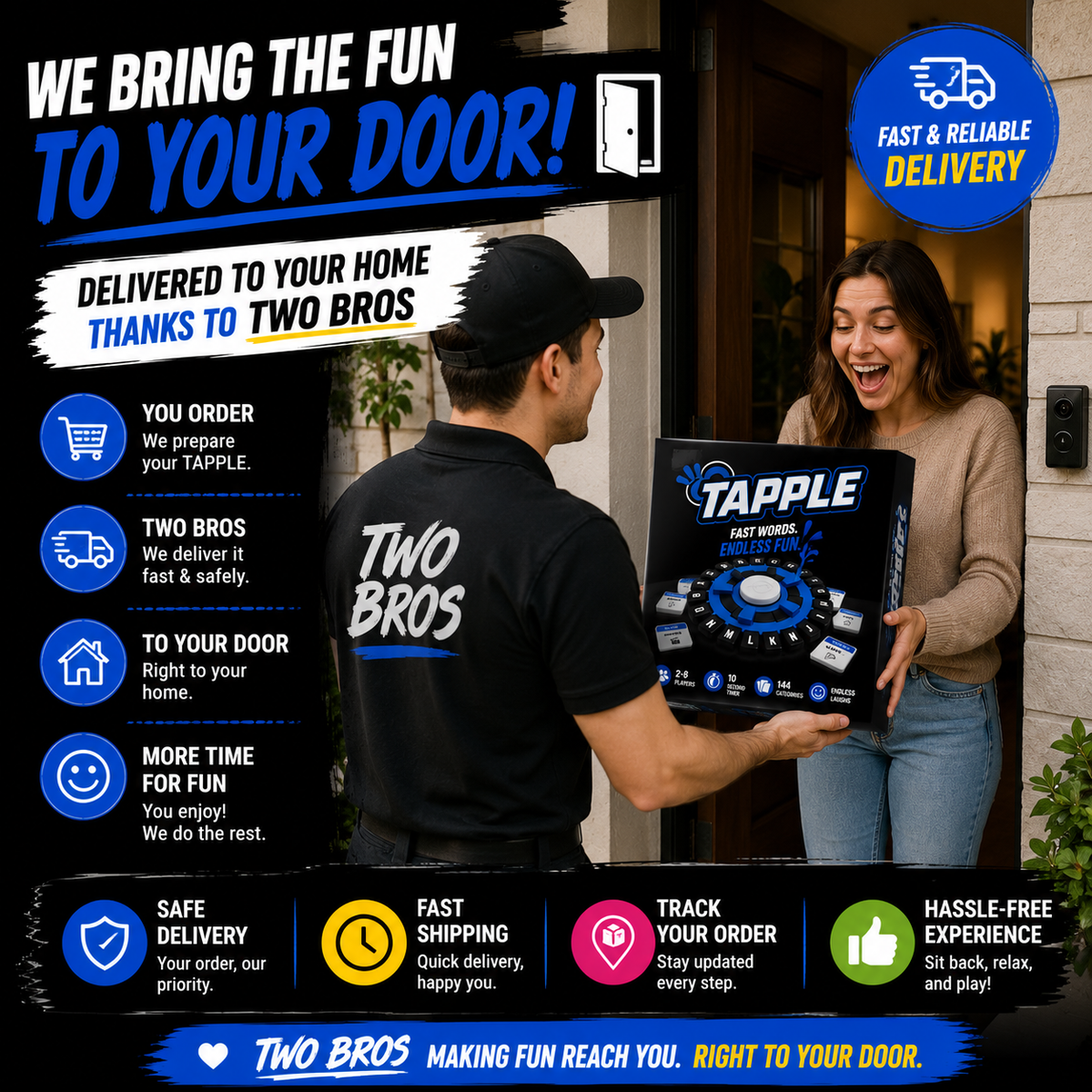 THE ONLY BOARD GAME YOU'LL EVER NEED / TAPPLE!