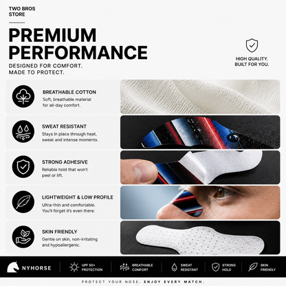 ANYHORSE™ SportShield UV Nose Strips