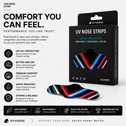 ANYHORSE™ SportShield UV Nose Strips