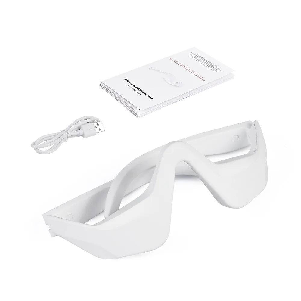 Eye Relax Massager Fatigue Relief Lighten Dark Circles Smooth Eye Fine Line Microcurrent Red Light Eye Care Beauty Device