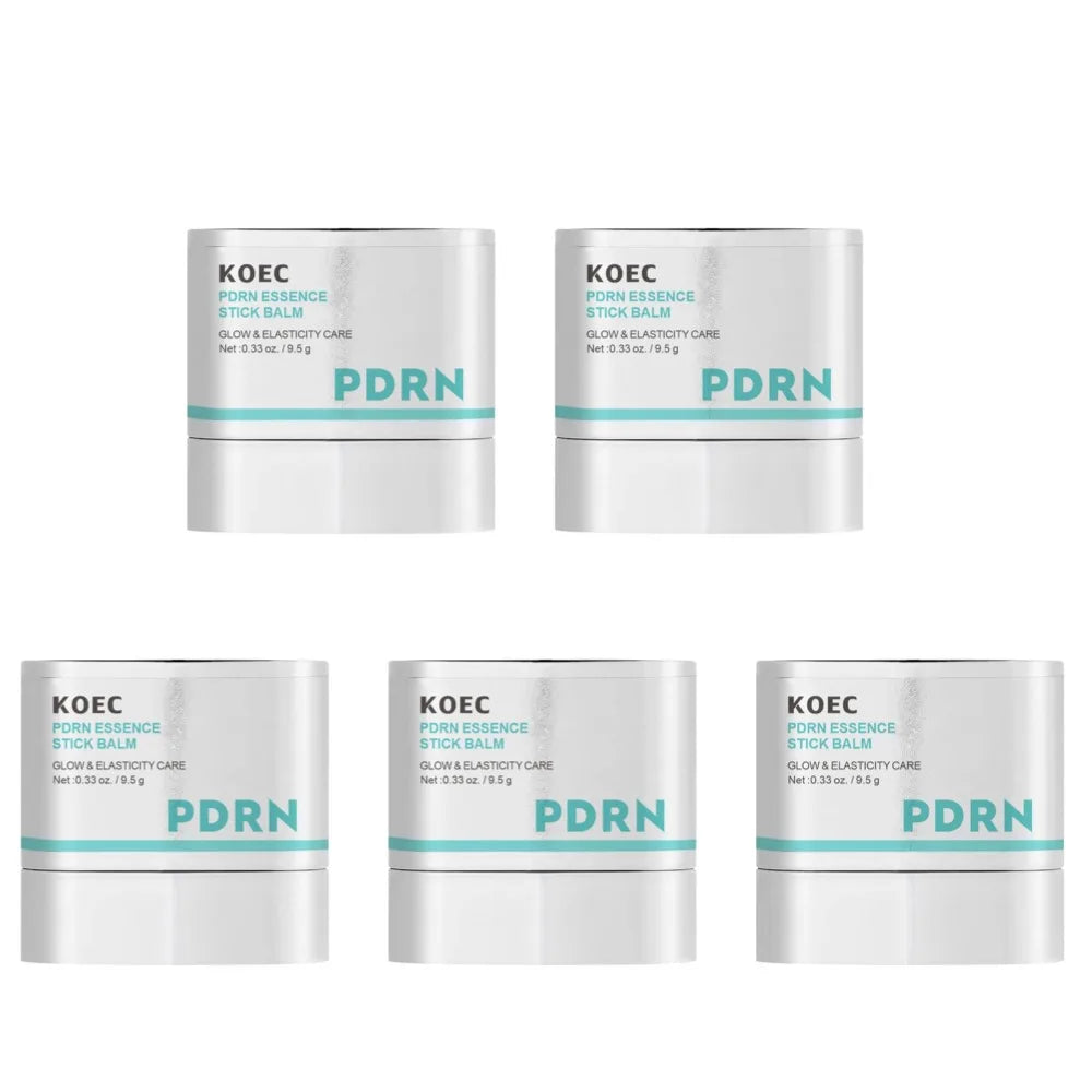 KOEC Portable PDRN Essence Stick Balm Collagen Niacinamide Glycerin, Moisturizing Glowing Firming Anti-Wrinkle Elasticity Boost