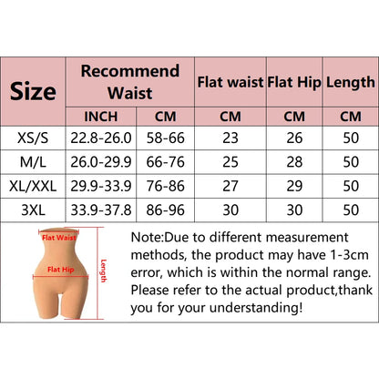 Women'S Underwear High Waist Shaping Boyshort Panties Tummy Control Butt Lifting Slimming Shorts Shapewear Seamless Shaper