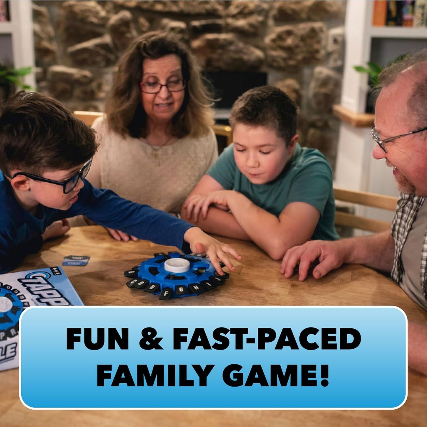 the Original TAPPLE, the Fast-Paced Family Board Game,Choose a Category & Race against the Timer to Be the Last Player,Learning Word Game for Ages 8 & Up, 2-8 Players, 15-20 Minute Play Time