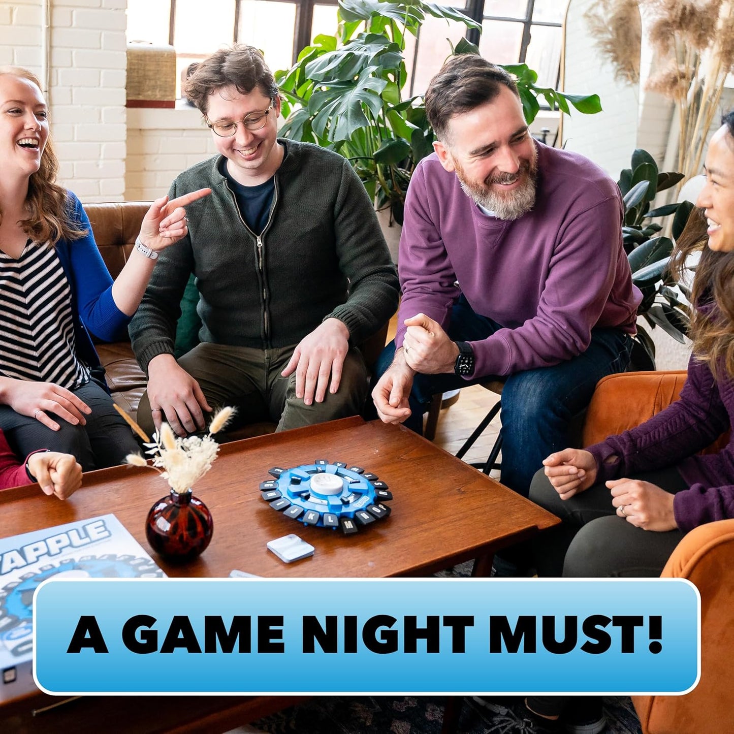 the Original TAPPLE, the Fast-Paced Family Board Game,Choose a Category & Race against the Timer to Be the Last Player,Learning Word Game for Ages 8 & Up, 2-8 Players, 15-20 Minute Play Time