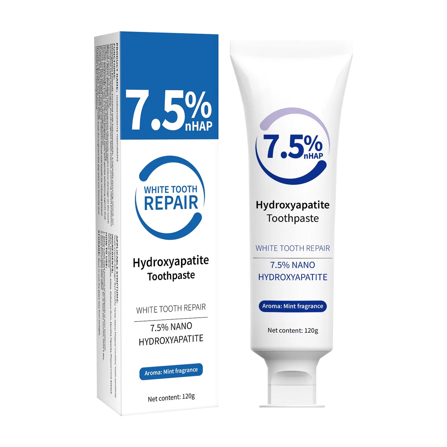 Nano Hydroxyapatite Toothpaste Remover Coffee Tea Stain Improve Bad Breath Prevent Caries Teeth Whitening Toothpaste Products